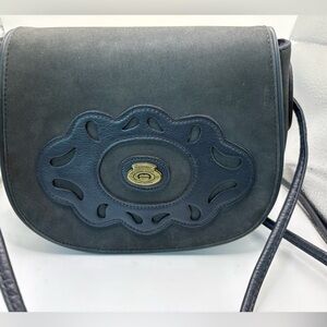 Etienne Aigner Navy Crossbody Bag
